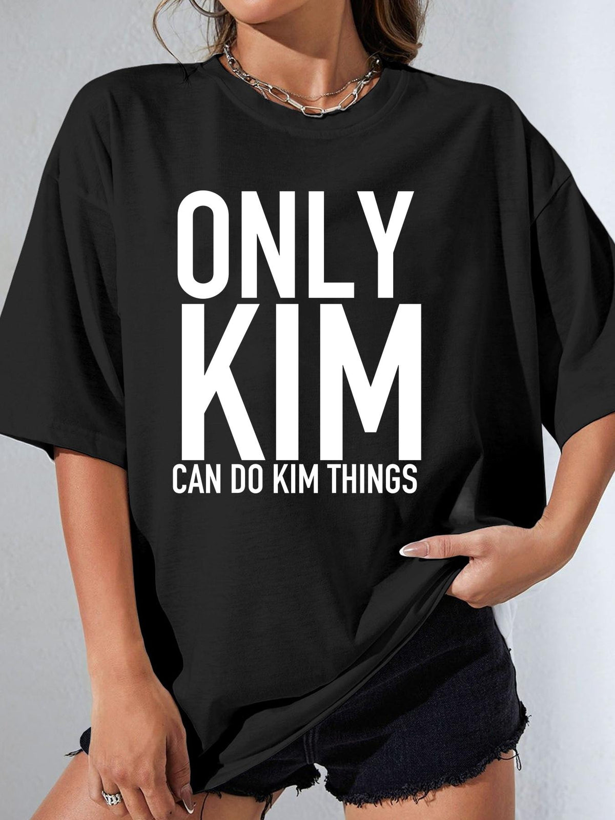 ONLY KIM CAN DO KIM THINGS - Black - image 1