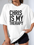 CHRIS IS MY THERAPY - White - image 1