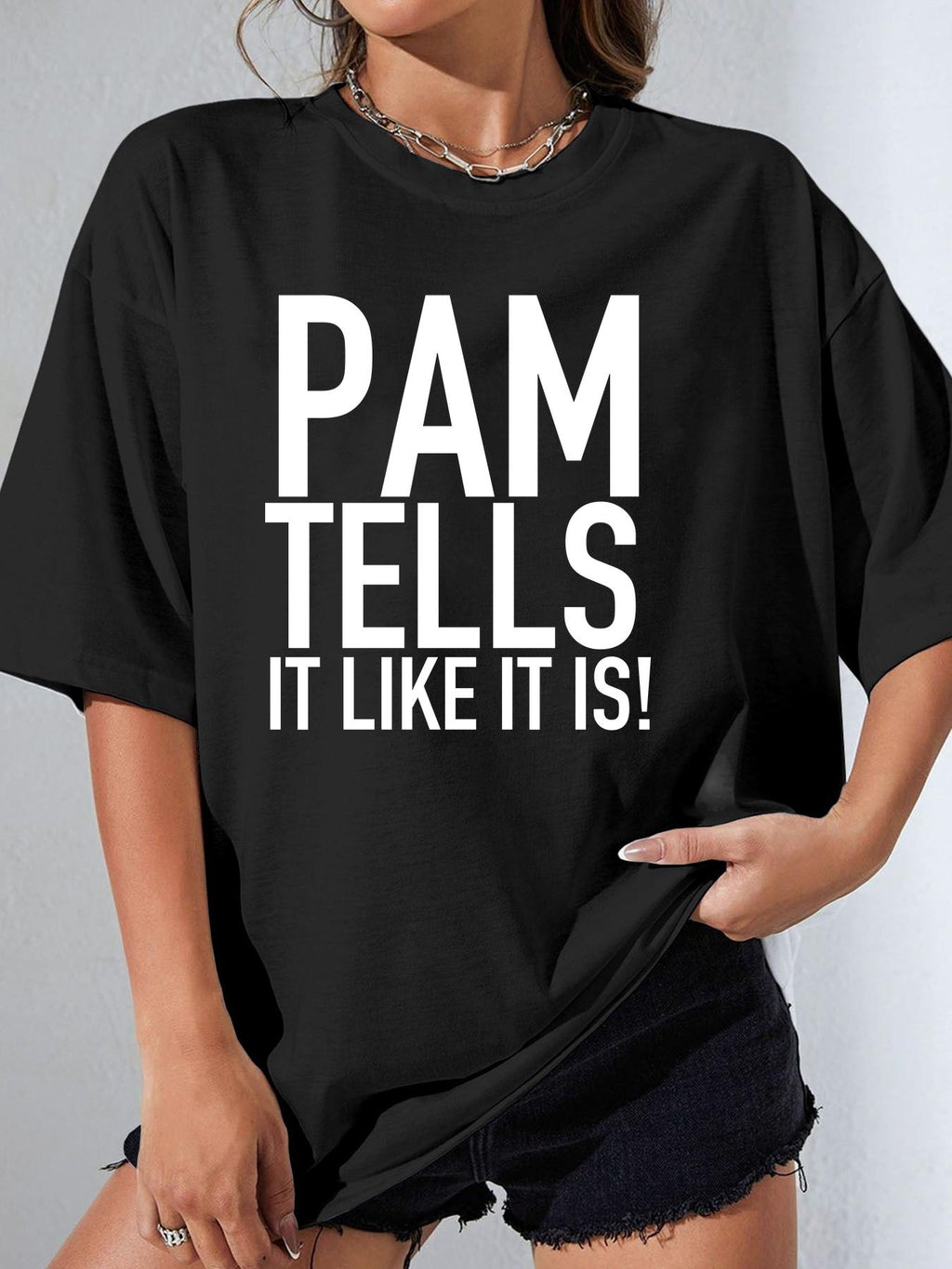 PAM TELLS IT LIKE IT IS! - Black - image 1