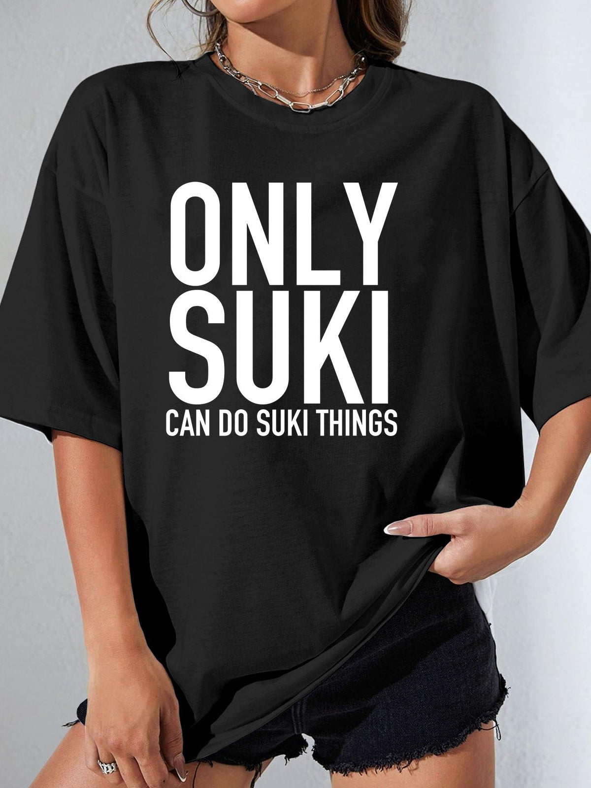 ONLY SUKI CAN DO SUKI THINGS - Black - image 1