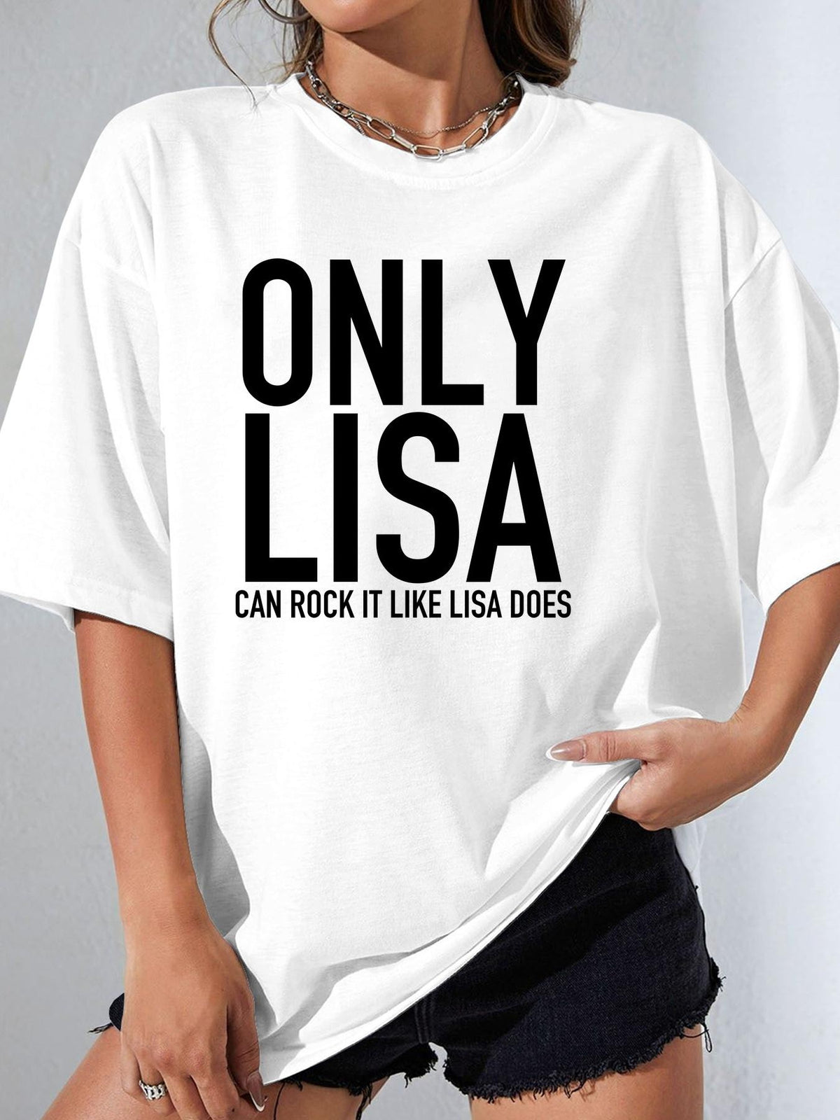 ONLY LISA CAN ROCK IT LIKE LISA DOES - White - image 1
