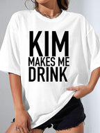 KIM MAKES ME DRINK - White - image 1