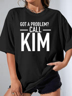 GOT A PROBLEM? CALL KIM - Black - image 1