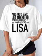 AND GOD SAID LET THERE BE GORGEOUS PEOPLE SO HE CREATED LISA - White - image 1