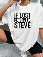 IF LOST RETURN TO STEVE - White - image 2