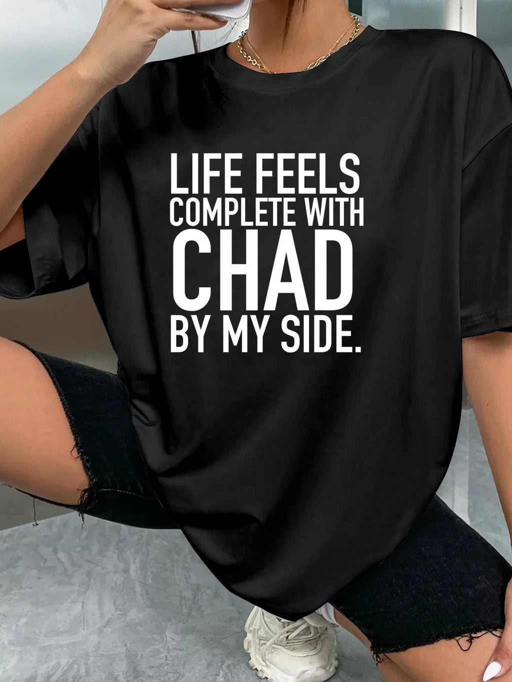 LIFE FEELS COMPLETE WITH CHAD BY MY SIDE. - Black - image 2
