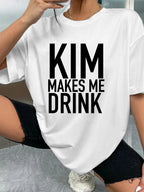 KIM MAKES ME DRINK - White - image 2