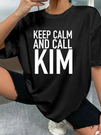 KEEP CALM AND CALL KIM - Black - image 2