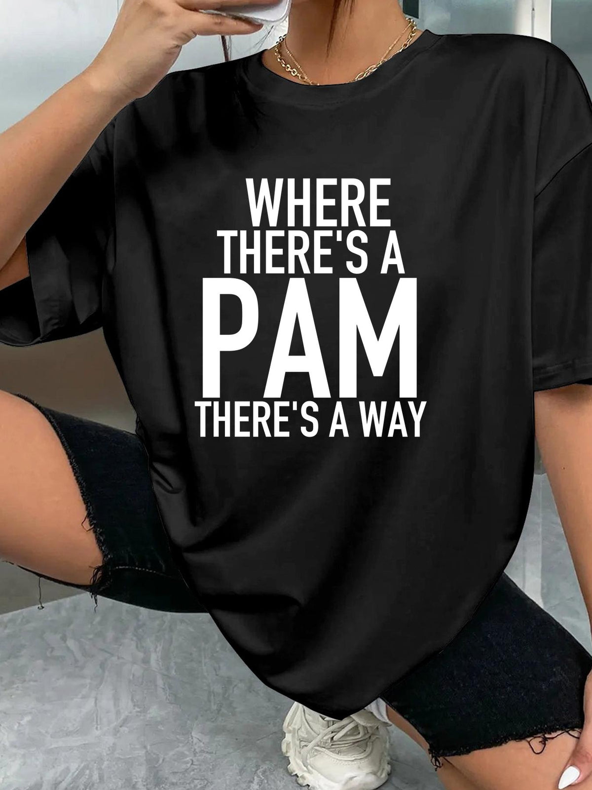 WHERE THERE'S A PAM THERE'S A WAY - Black - image 2