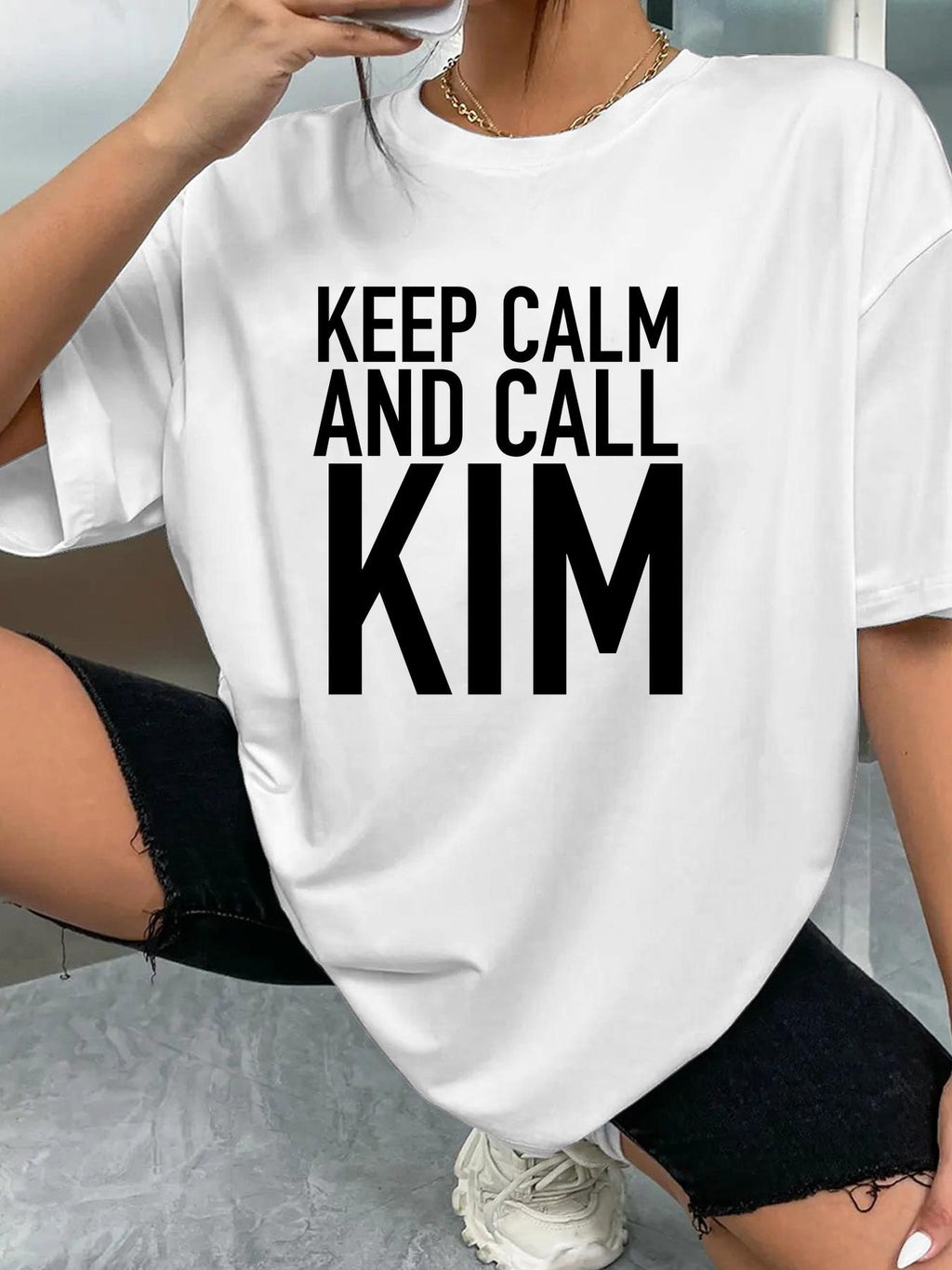 KEEP CALM AND CALL KIM - White - image 2