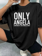 ONLY ANGELA CAN ROCK IT LIKE ANGELA DOES - Black - image 2