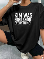KIM WAS RIGHT ABOUT EVERYTHING! - Black - image 2