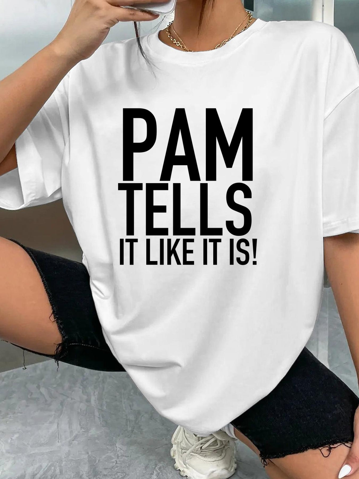 PAM TELLS IT LIKE IT IS! - White - image 2
