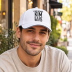 A DAY WITHOUT KIM IS A DAY WASTED cap model-white generated final