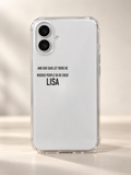 AND GOD SAID LET THERE BE GORGEOUS PEOPLE SO HE CREATED LISA phone-case iphone-16 mockup
