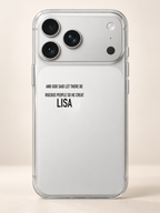 AND GOD SAID LET THERE BE GORGEOUS PEOPLE SO HE CREATED LISA phone-case iphone-17-pro-max mockup