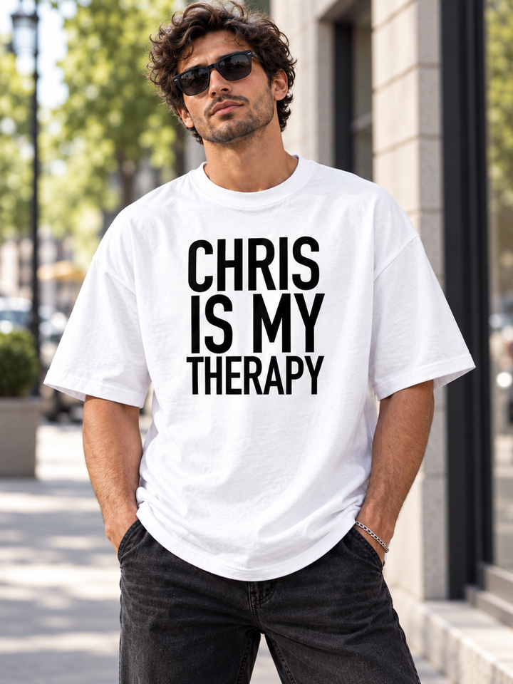 Chris Is My Therapy - Men's T-Shirt