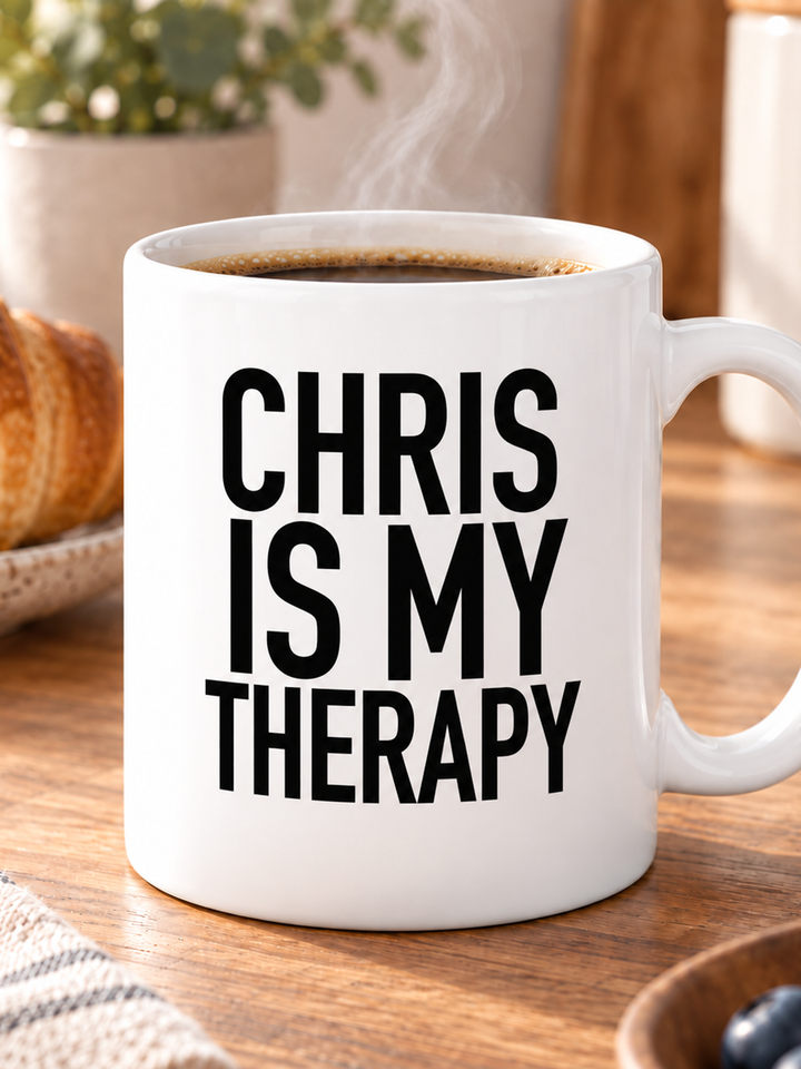 Chris Is My Therapy - Mug