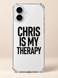 CHRIS IS MY THERAPY phone-case iphone-16 mockup