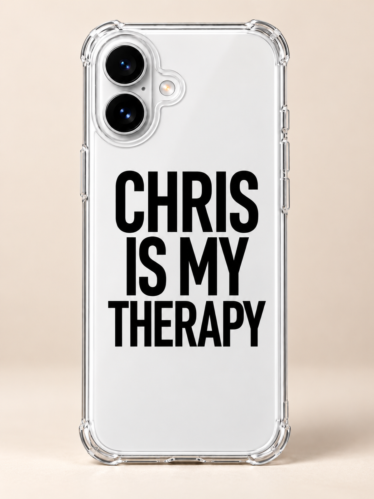 CHRIS IS MY THERAPY phone-case iphone-16 mockup