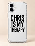 CHRIS IS MY THERAPY phone-case iphone-16-plus mockup