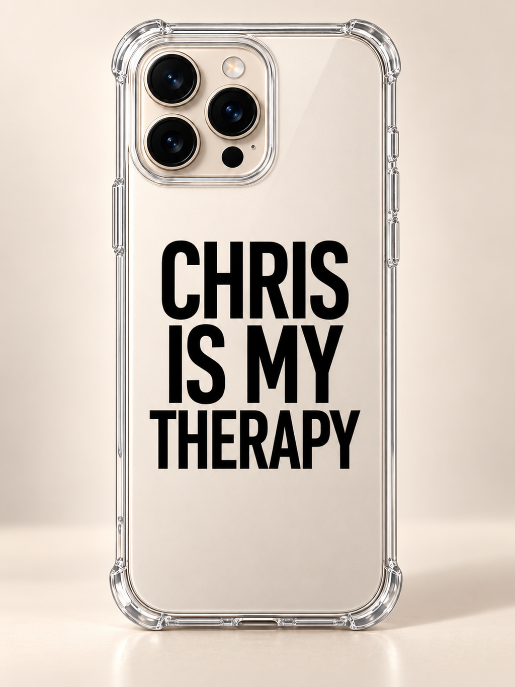 CHRIS IS MY THERAPY phone-case iphone-16-pro-max mockup