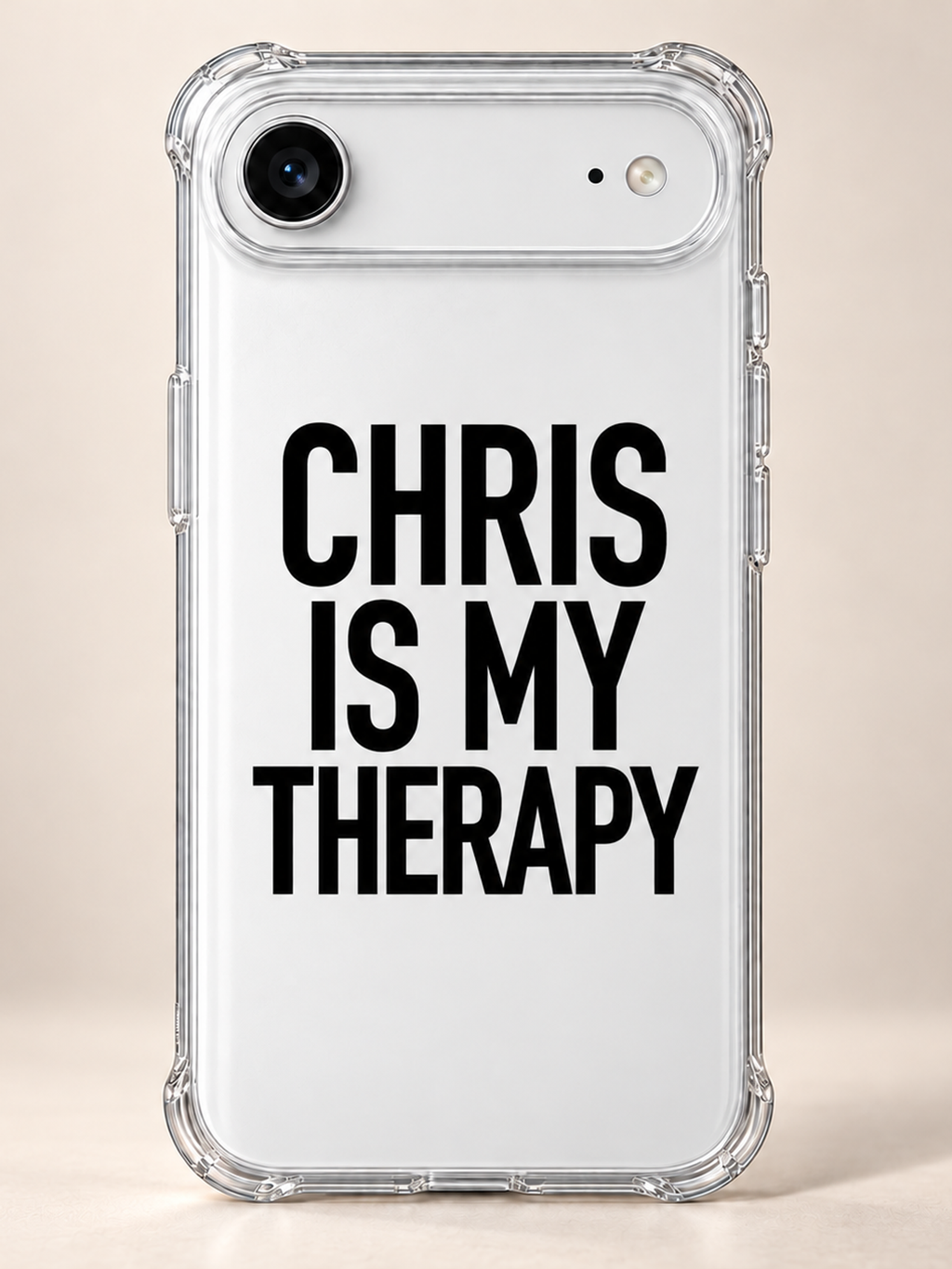 CHRIS IS MY THERAPY phone-case iphone-17-air mockup