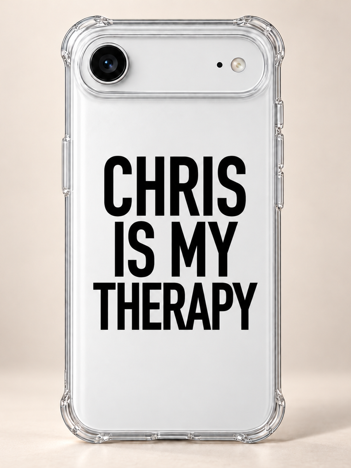 CHRIS IS MY THERAPY phone-case iphone-17-air mockup