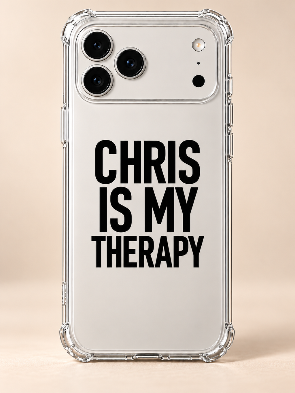 CHRIS IS MY THERAPY phone-case iphone-17-pro-max mockup