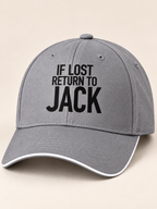 IF LOST RETURN TO JACK cap gray mockup