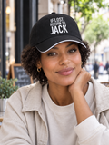 IF LOST RETURN TO JACK cap model-black mockup