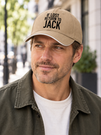 IF LOST RETURN TO JACK cap model-khaki mockup