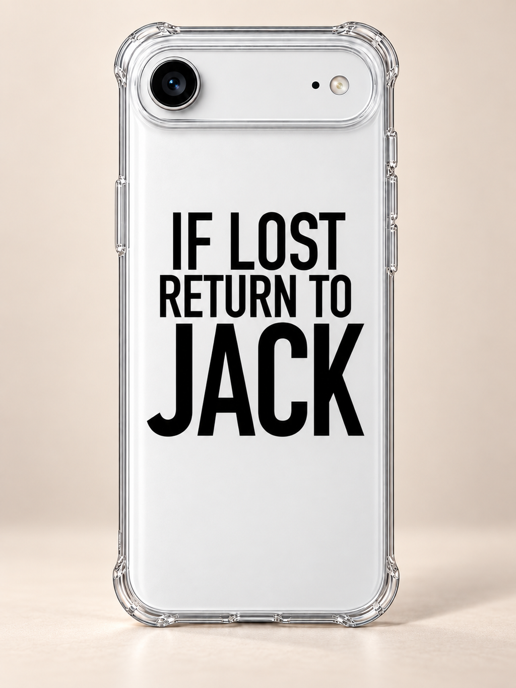 IF LOST RETURN TO JACK phone-case iphone-17-air mockup