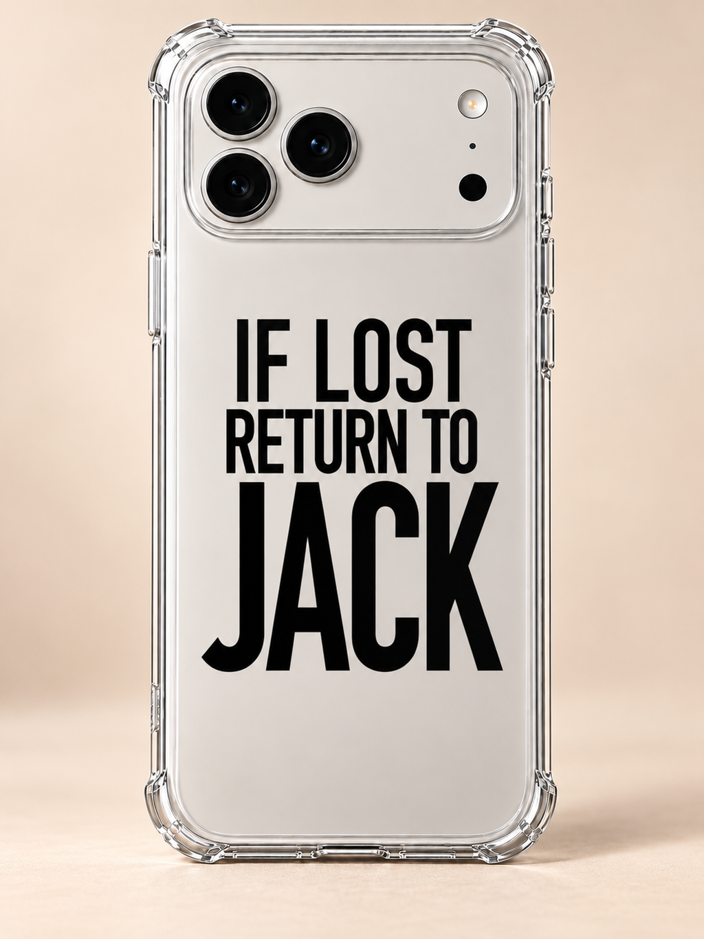 IF LOST RETURN TO JACK phone-case iphone-17-pro-max mockup