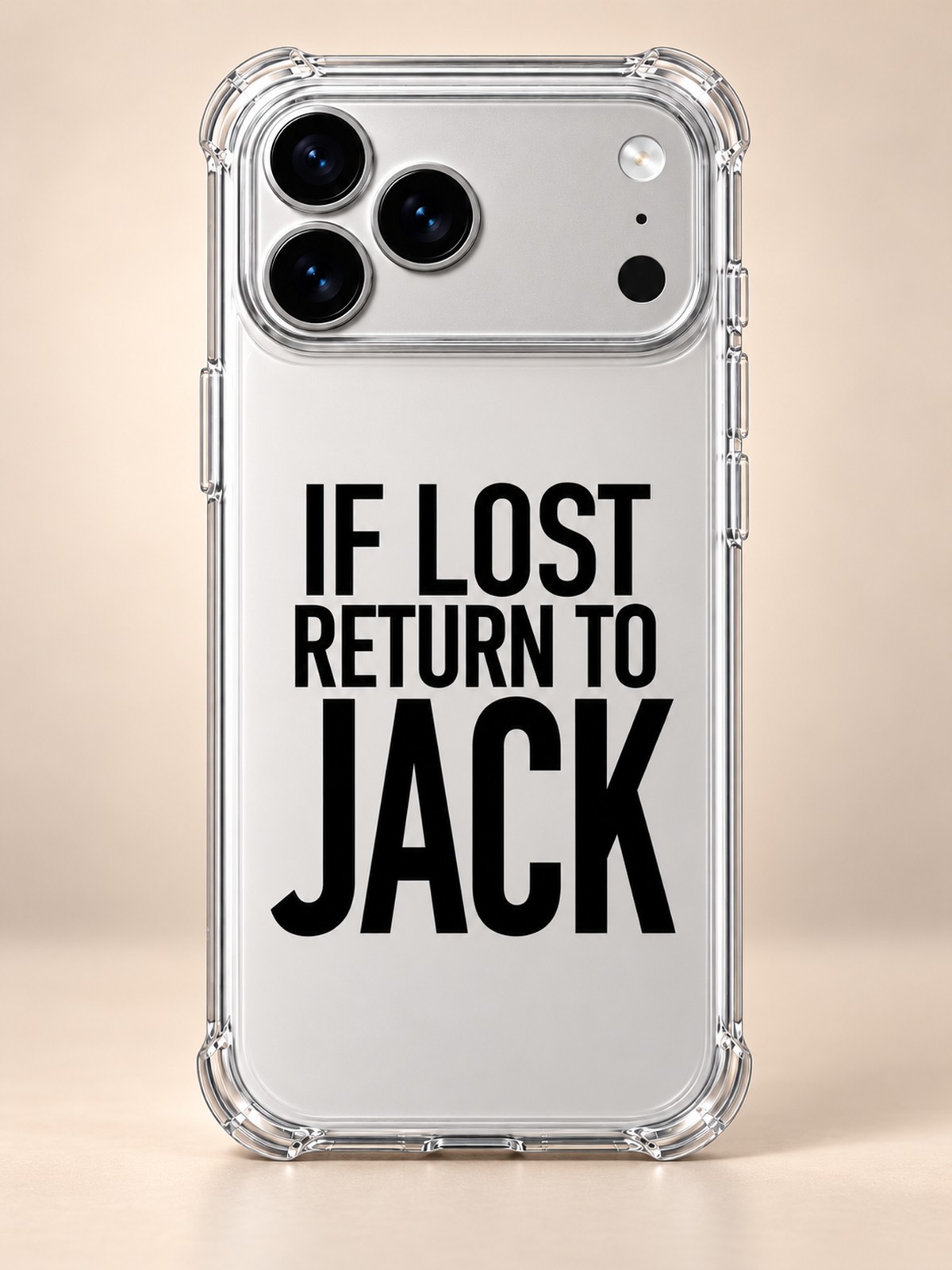 IF LOST RETURN TO JACK phone-case iphone-17-pro mockup
