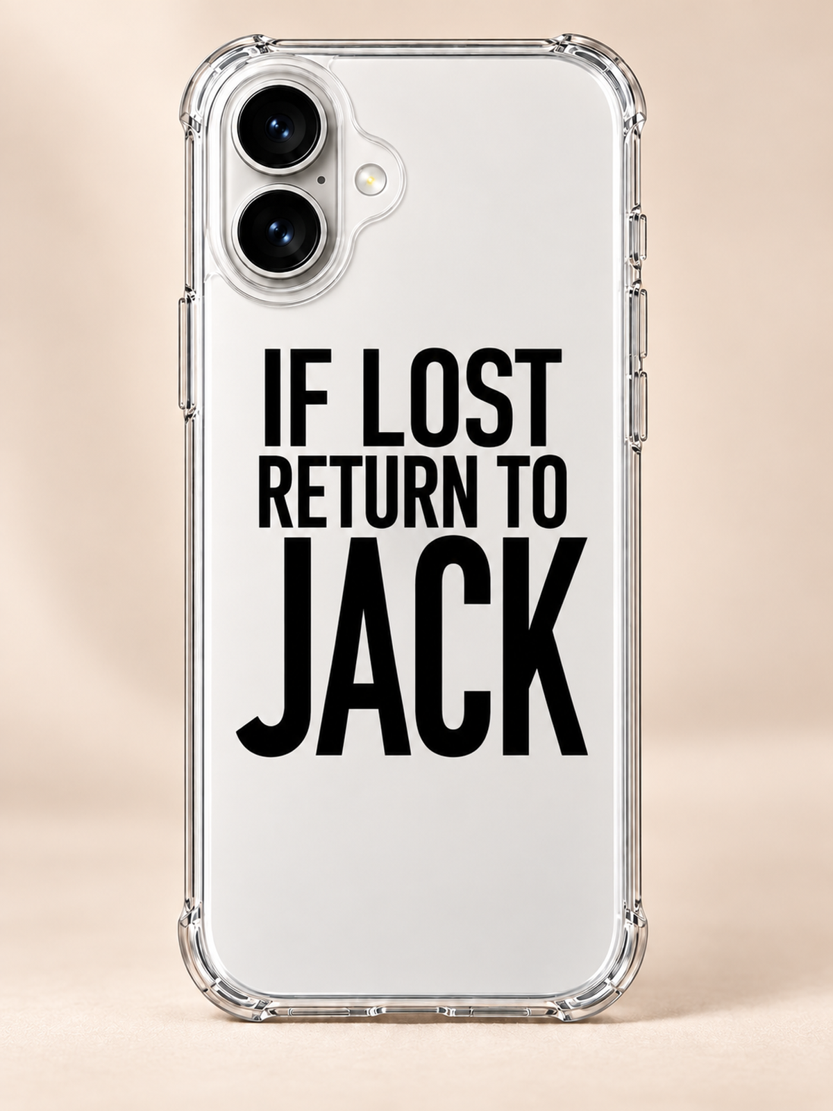 IF LOST RETURN TO JACK phone-case iphone-17 mockup