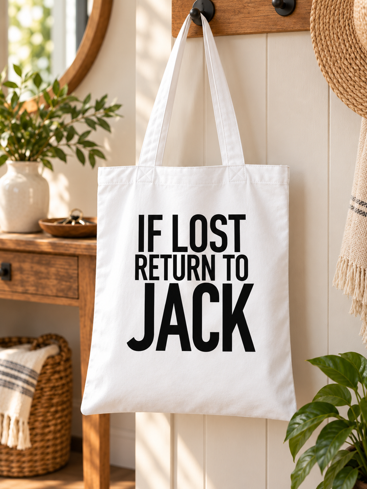 If Lost Return To Jack - Tote Bag