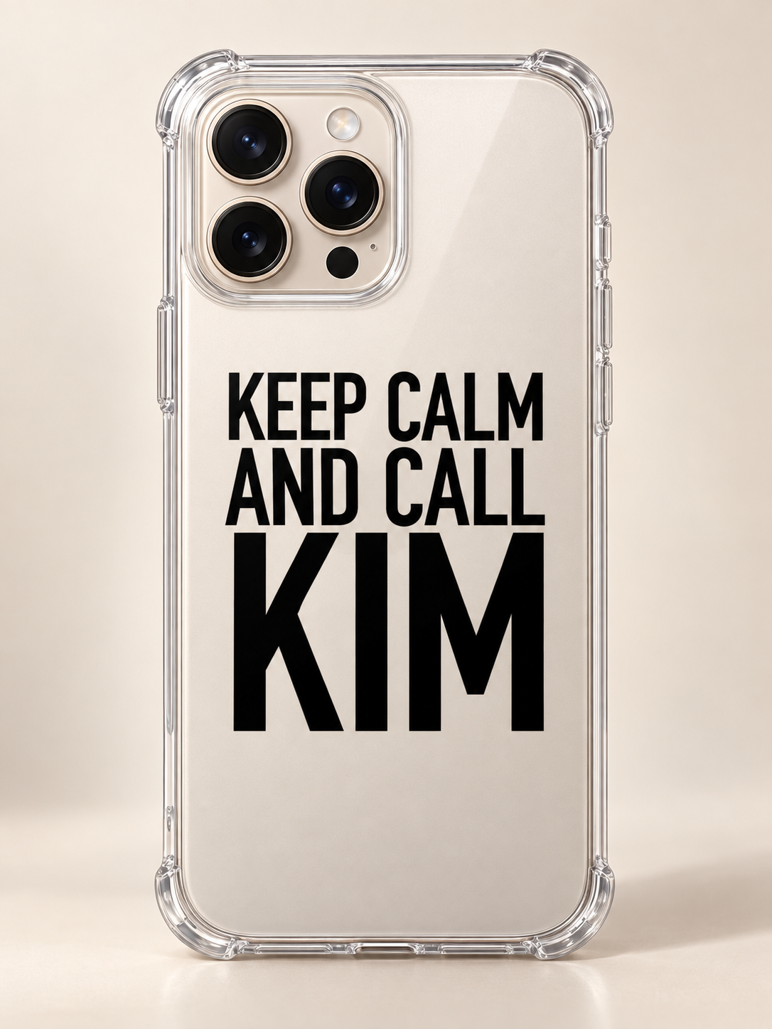 KEEP CALM AND CALL KIM phone-case iphone-16-pro-max mockup