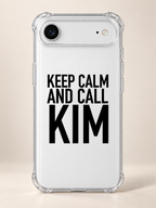 KEEP CALM AND CALL KIM phone-case iphone-17-air mockup