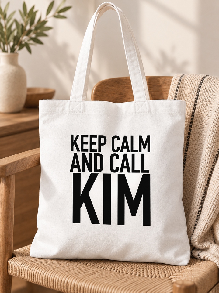 Keep Calm And Call Kim - Tote Bag