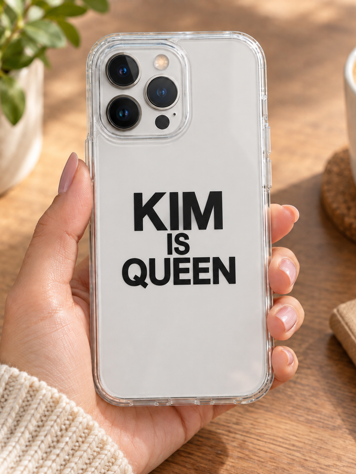 KIM IS QUEEN - Phone Case