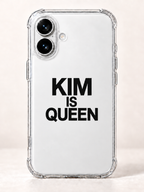 KIM IS QUEEN phone-case iphone-16 mockup