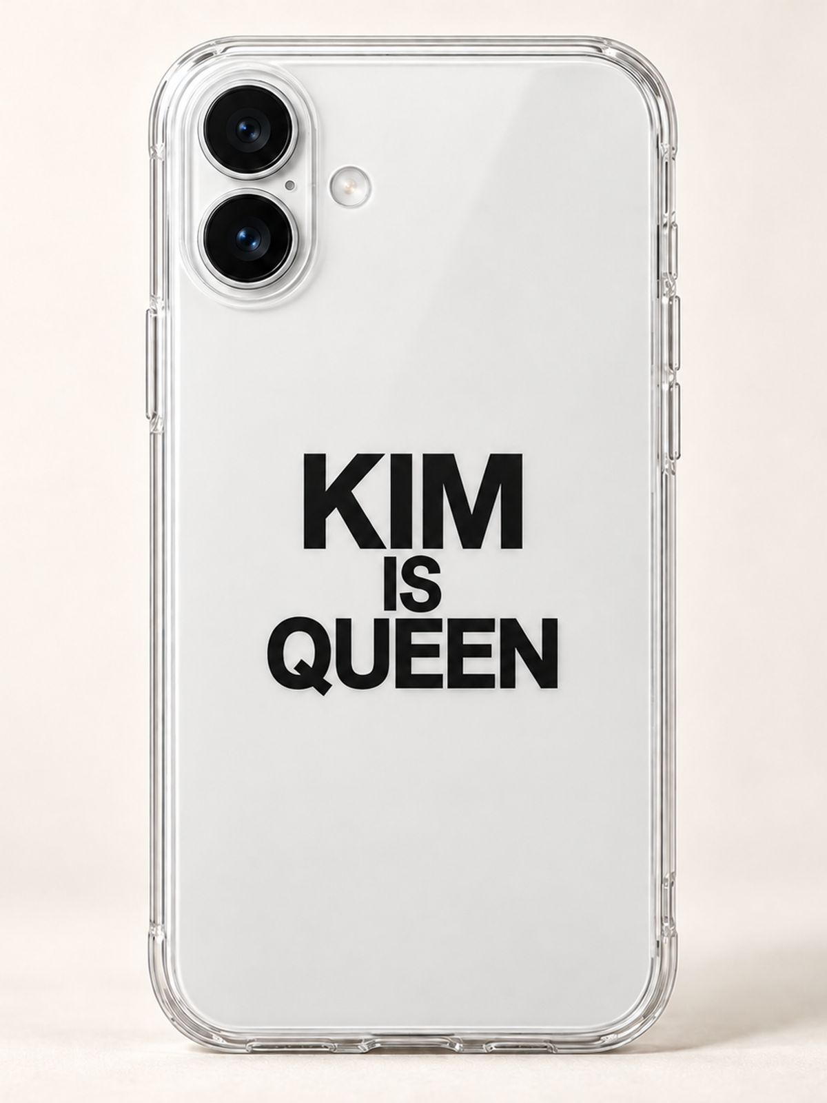 KIM IS QUEEN phone-case iphone-16-plus mockup