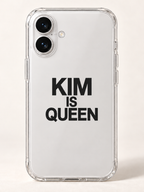 KIM IS QUEEN phone-case iphone-17 mockup