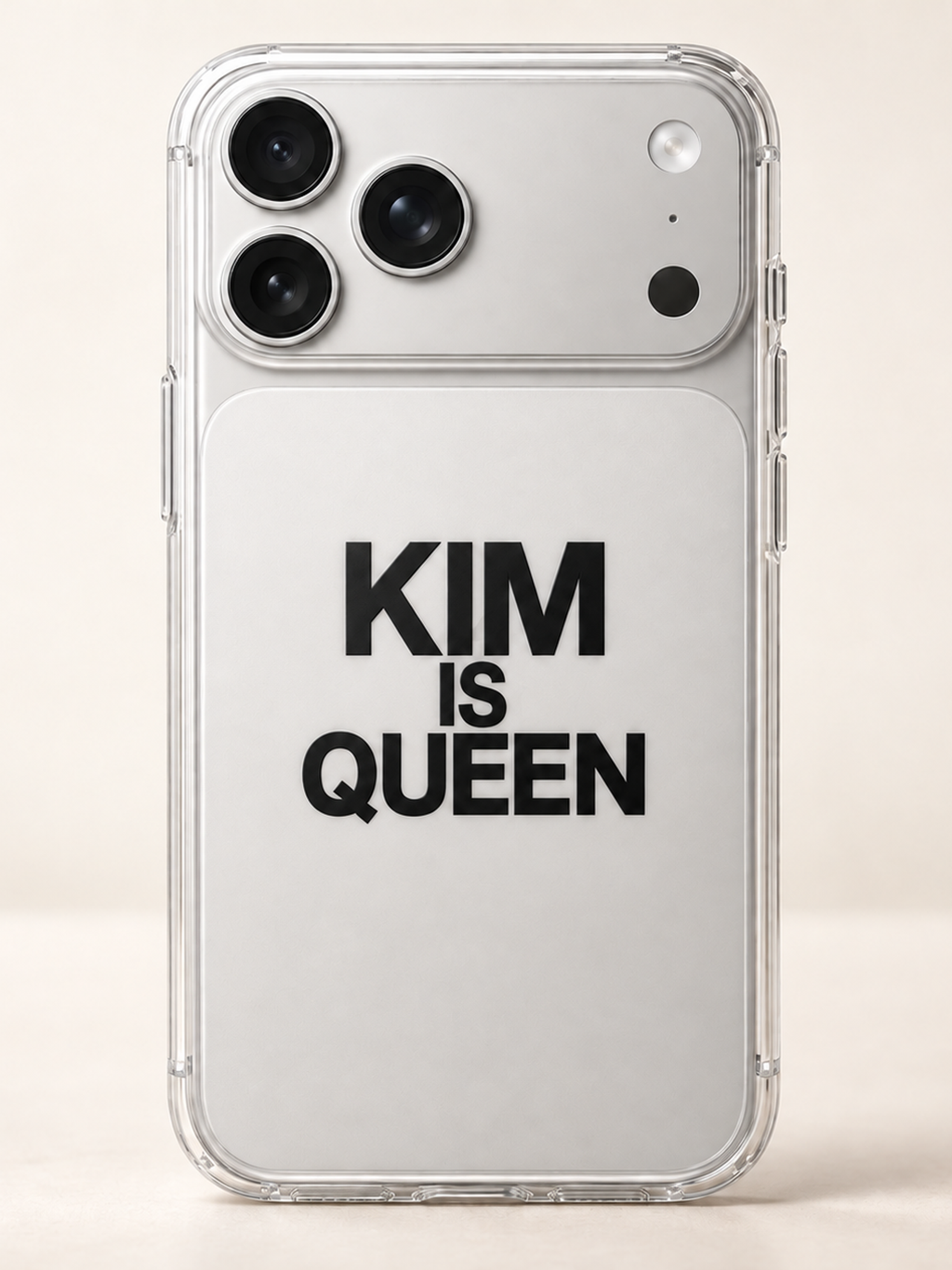 KIM IS QUEEN phone-case iphone-17-pro mockup