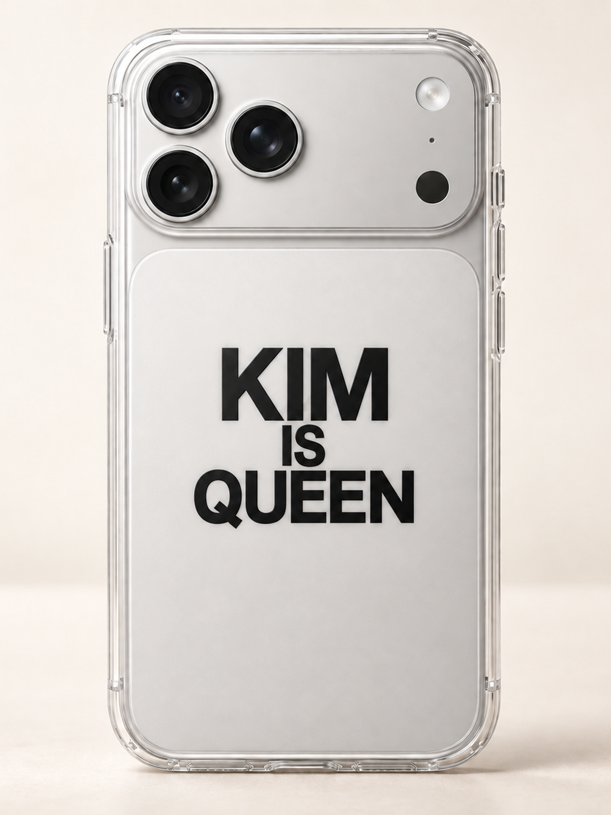 KIM IS QUEEN phone-case iphone-17-pro mockup