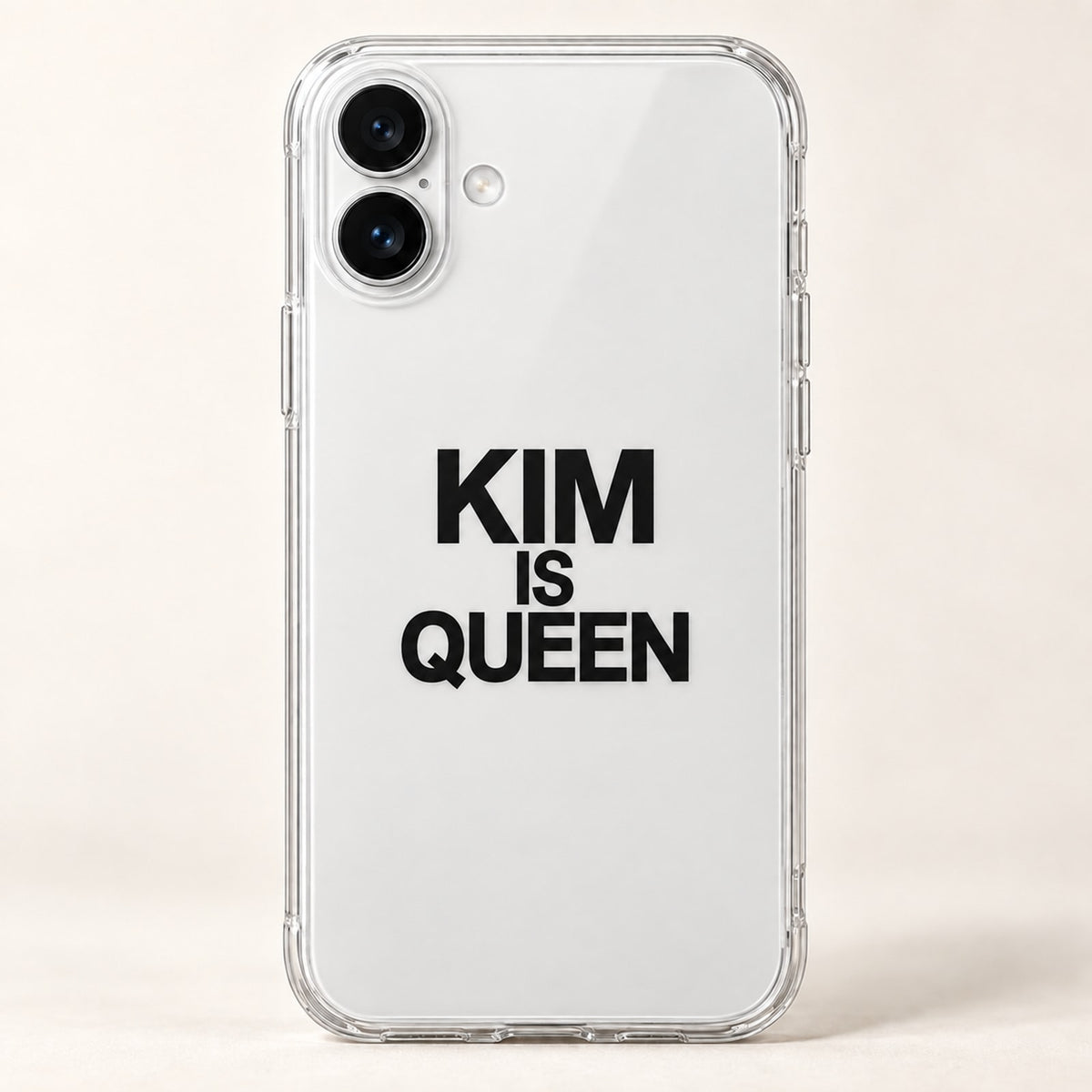 KIM IS QUEEN phone-case iphone-16-plus mockup