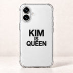 KIM IS QUEEN phone-case iphone-16 mockup