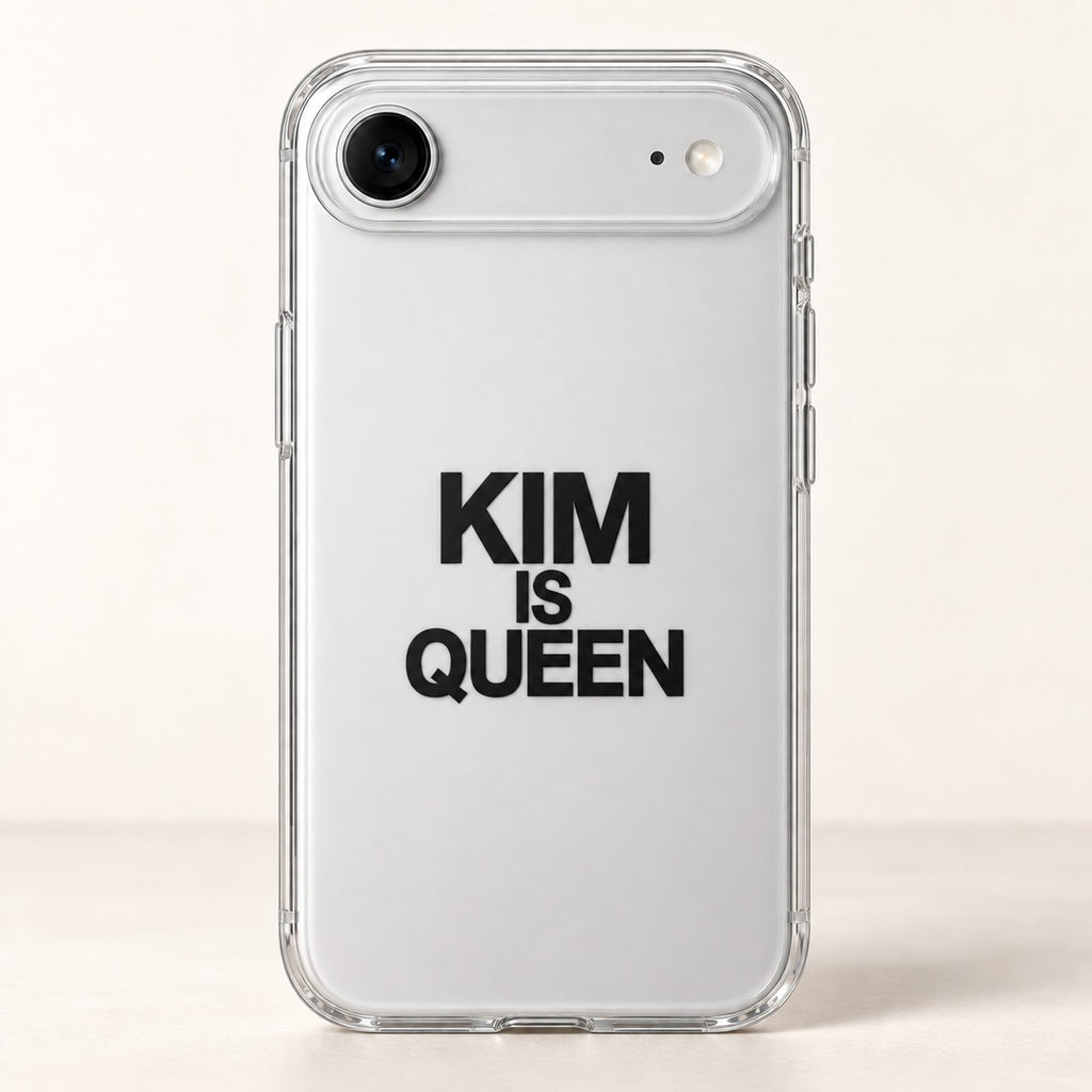 KIM IS QUEEN phone-case iphone-17-air mockup