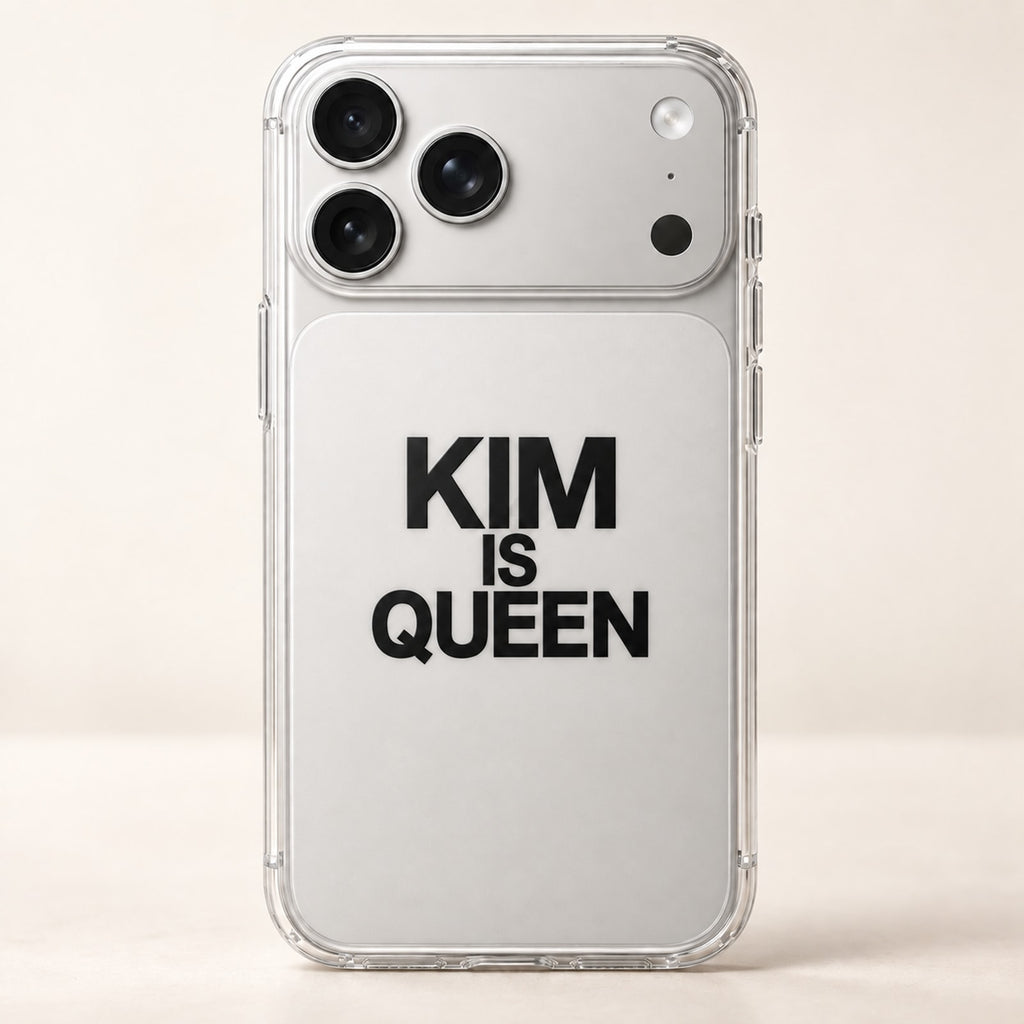 KIM IS QUEEN phone-case iphone-17-pro mockup